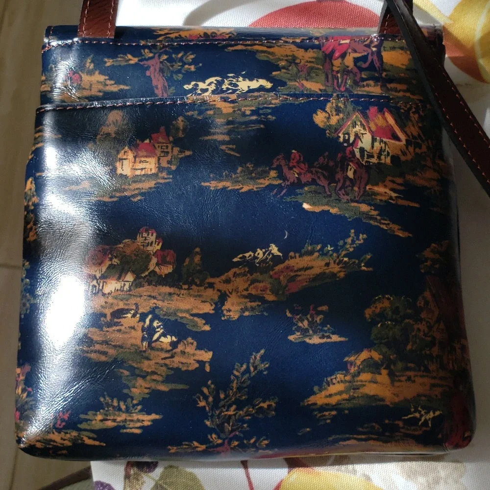 Patricia Nash Granada Leather Crossbody Kent Countryside - Picture 16 of 16